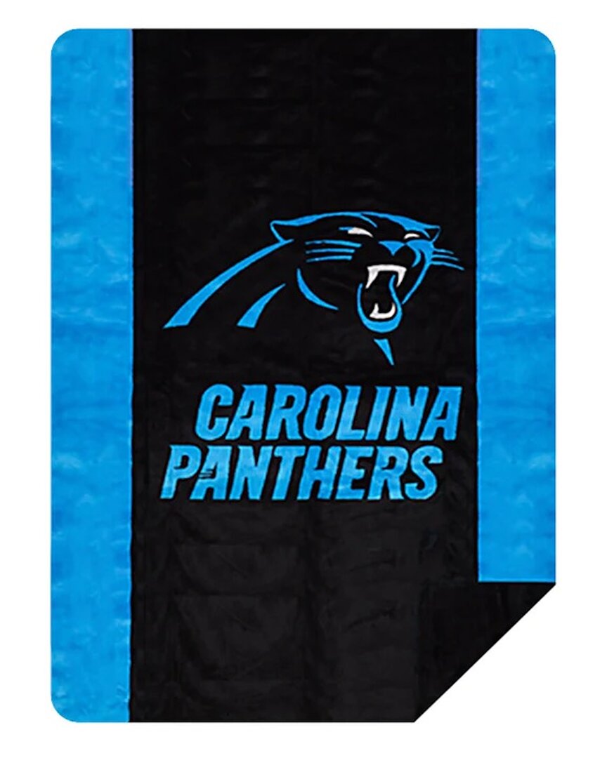 Nfl Carolina Panthers Micro Plush Blanket In Blue