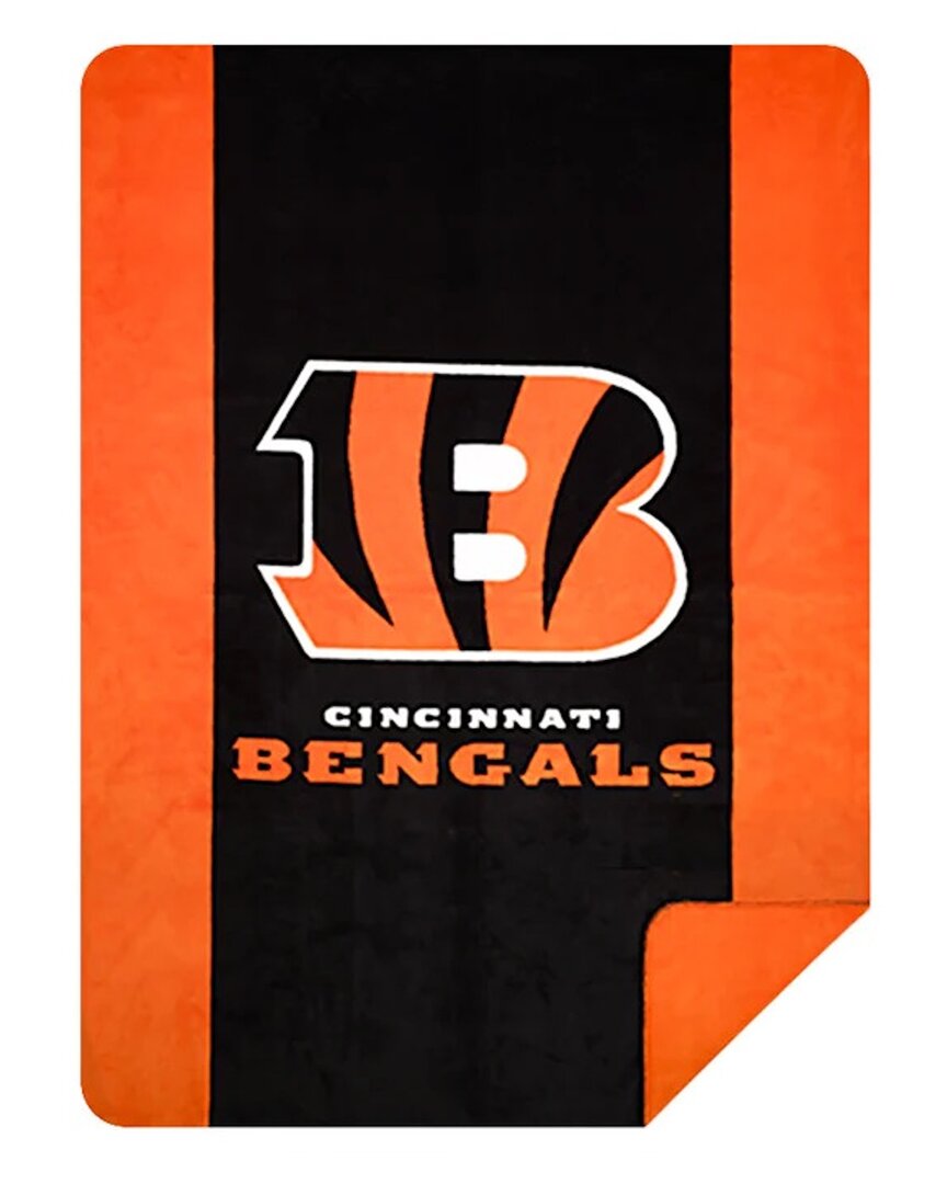 Nfl Cincinnati Bengals Micro Plush Blanket In Orange