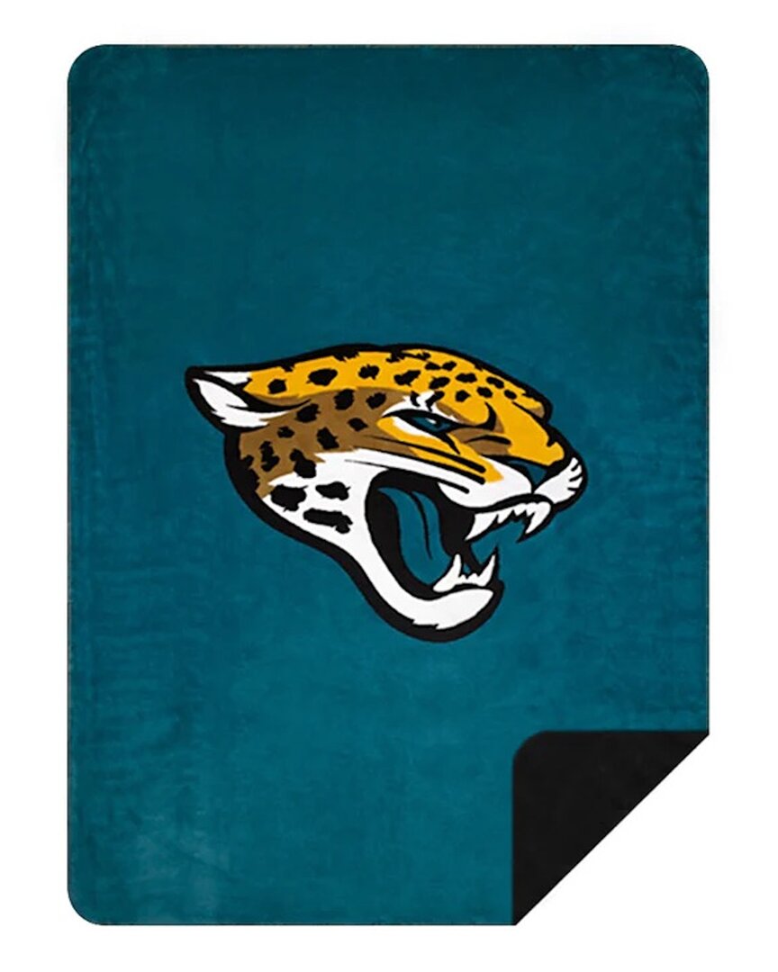 Nfl Jacksonville Jaguars Micro Plush Blanket In Green