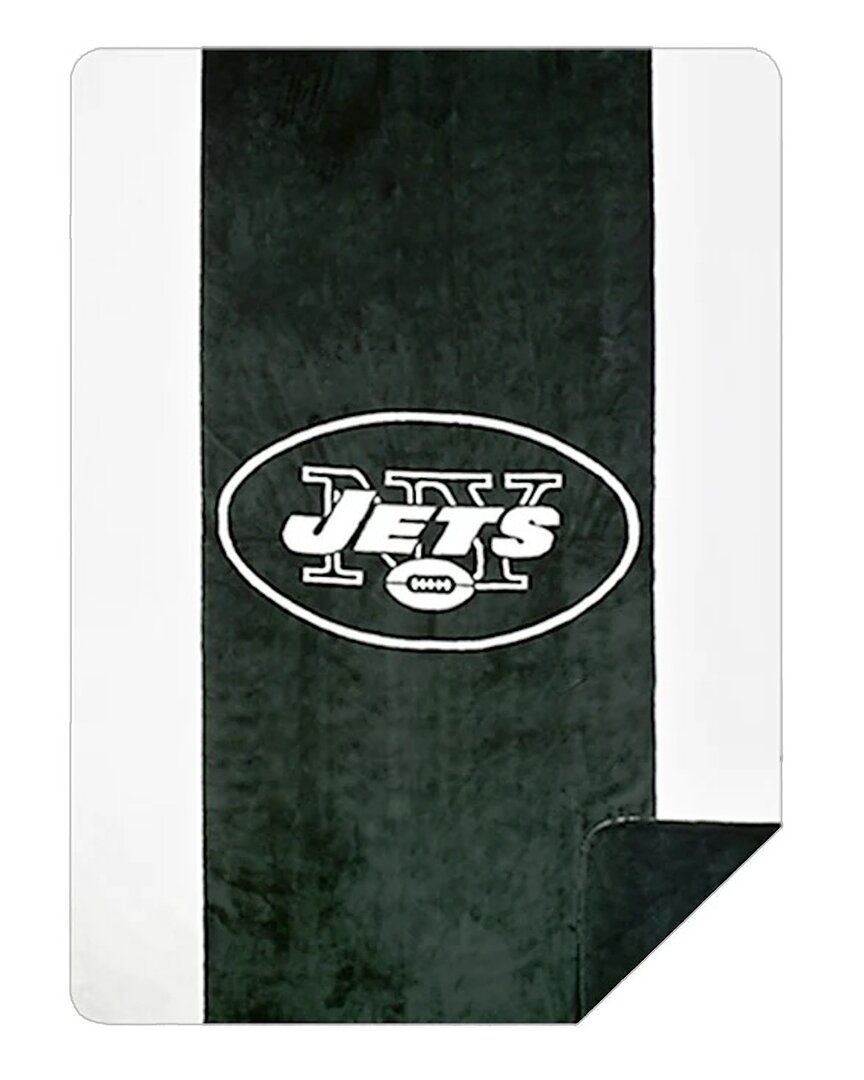 Nfl New York Jets Micro Plush Blanket In Green