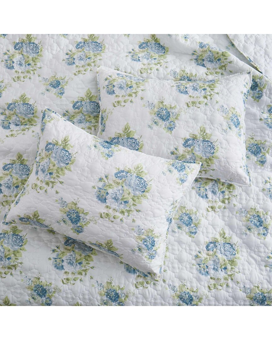 Unikome Floral & Geometric Printed Coverlet Set