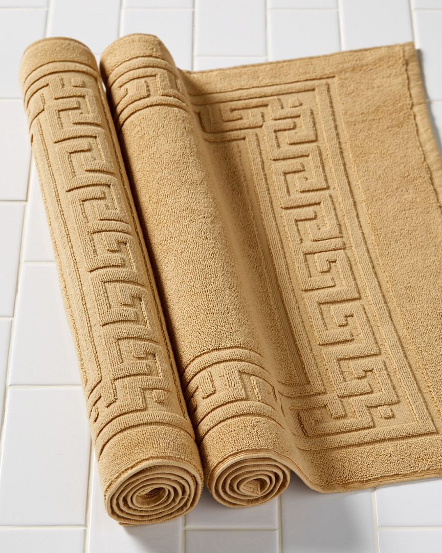 Shop Superior Non-slip 2pc Absorbent Cotton Bath Mat Set