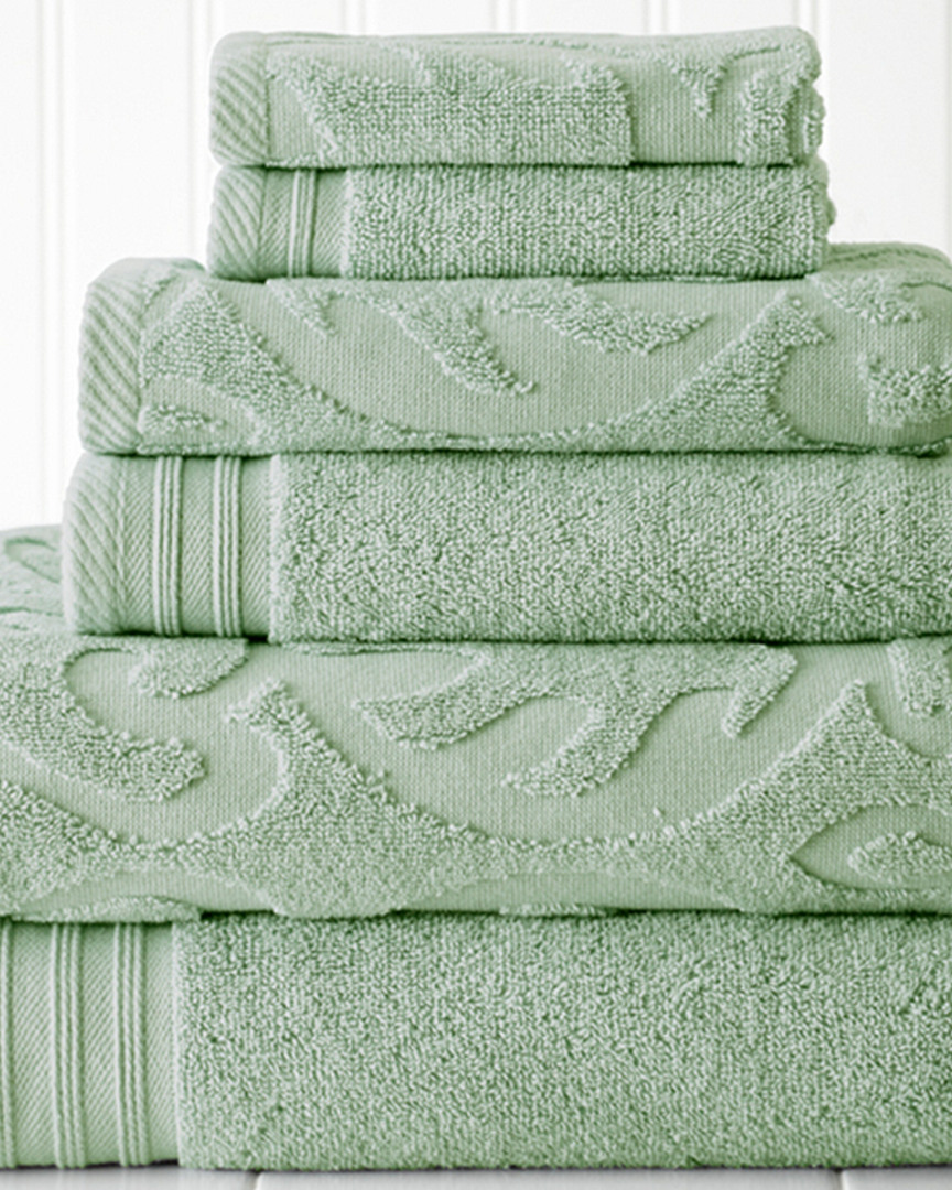Modern Threads Jacquard 6pc Towel Set