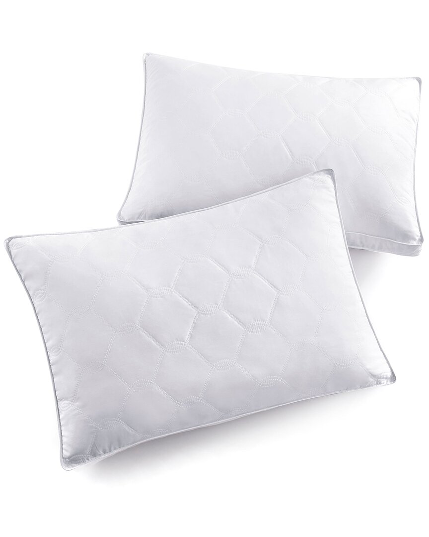 Unikome Pack Of 2 Gusseted Goose Feather Bed Pillows