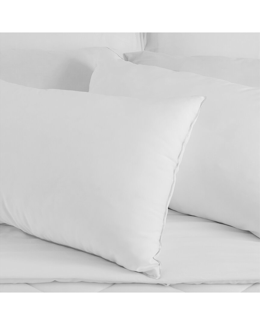 Shop Melange Home White Down Pillow 650+ Power Fill With 300 Thread Count Cotton Percale Shell