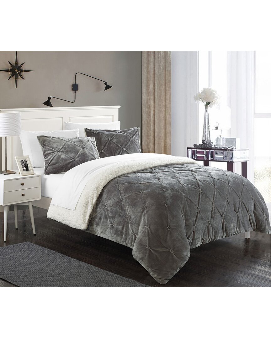 Chic Home Design Adele 7pc Comforter Set In Grey