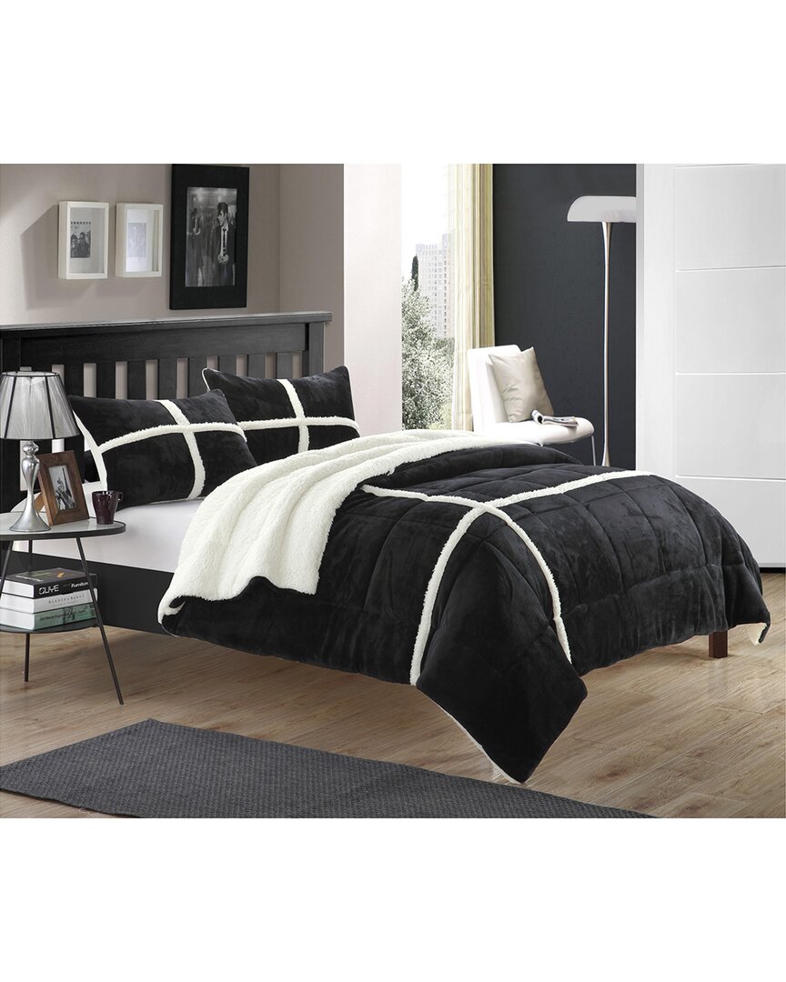 CHIC HOME CHIC HOME DESIGN CAMILLE 7PC BED IN A BAG COMFORTER SET