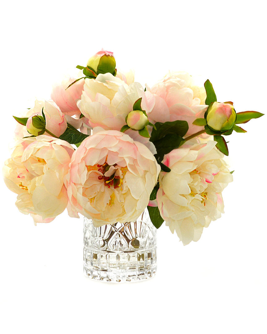 Creative Displays White & Pink Peony Floral Arrangement