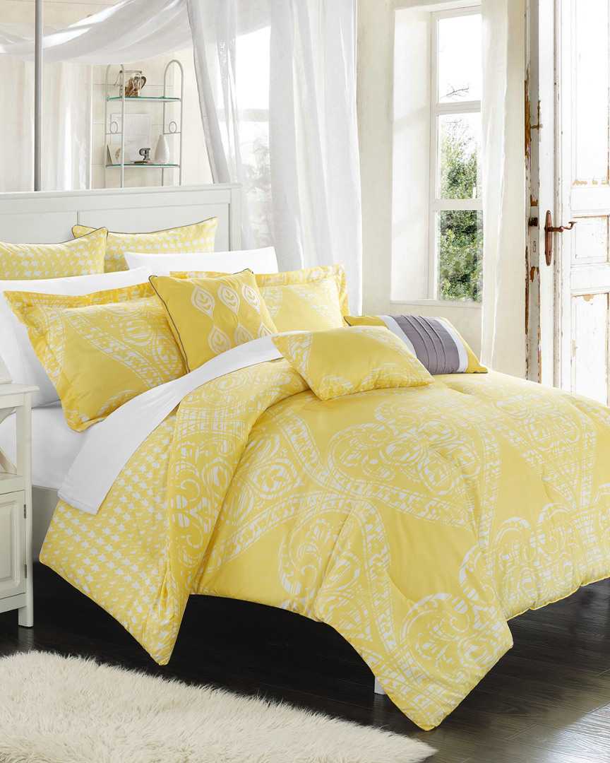 Chic Home Parma Oversized Reversible Printed Comforter Set