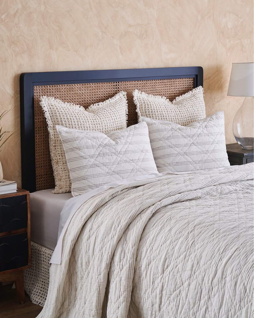Amity Home Henry King Size Linen Quilt In Neutral