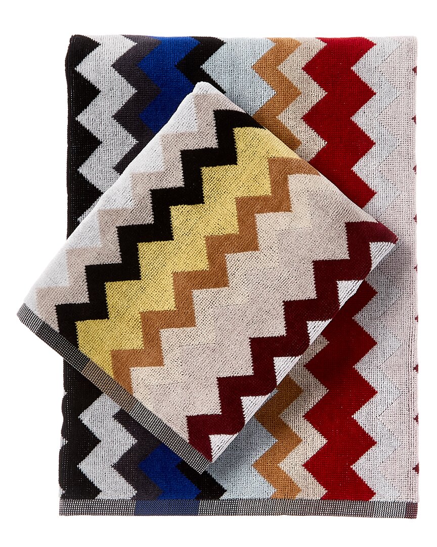 Missoni Home Cyrus Towel Set In Red