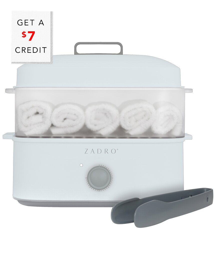 Shop Zadro Towel Steamer With $7 Credit In Blue