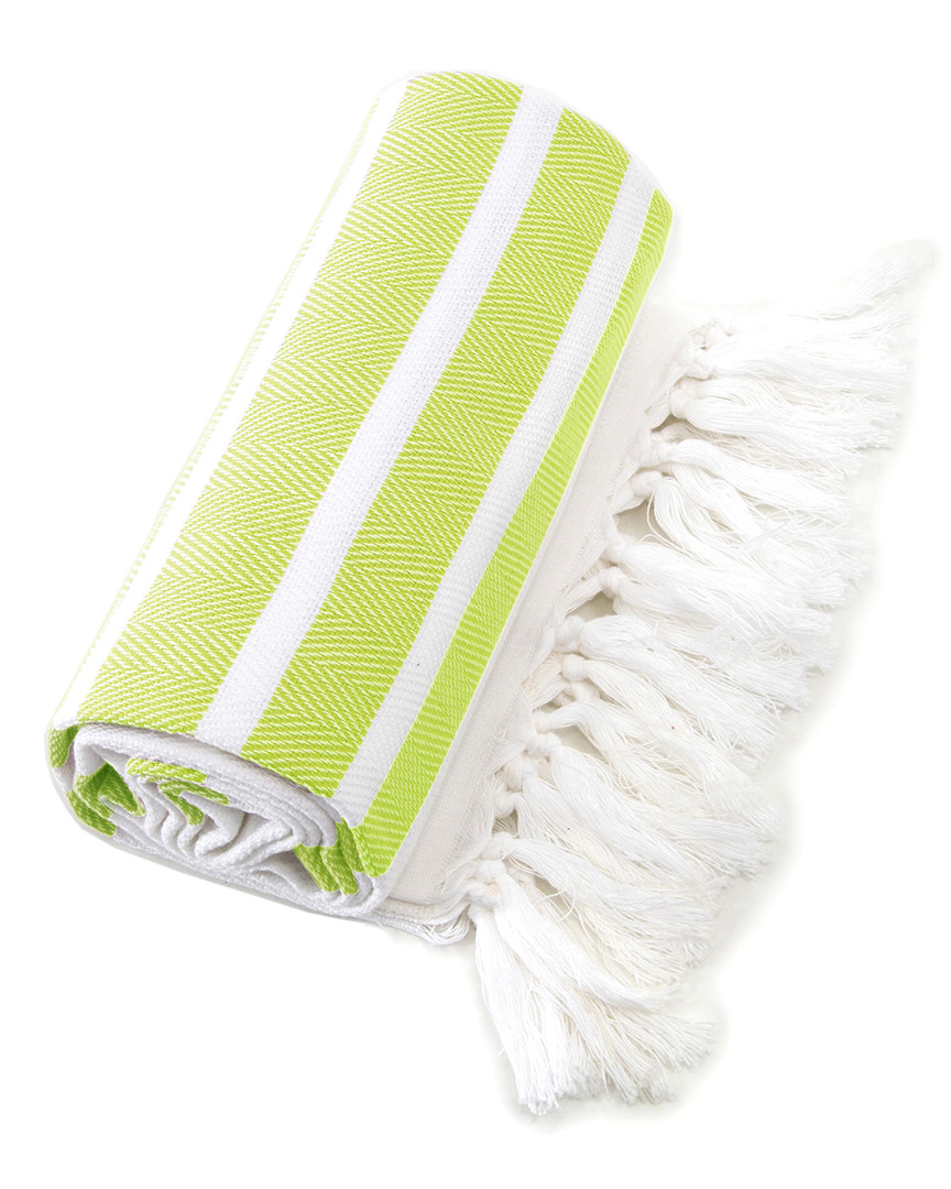 Linum Home Textiles Herringbone Pestemal Beach Towel