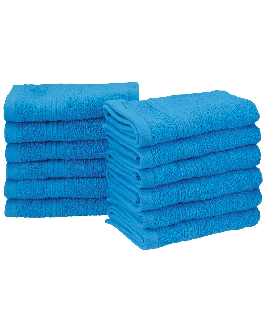 Superior Eco-friendly 12pc Solid Face Towel Set