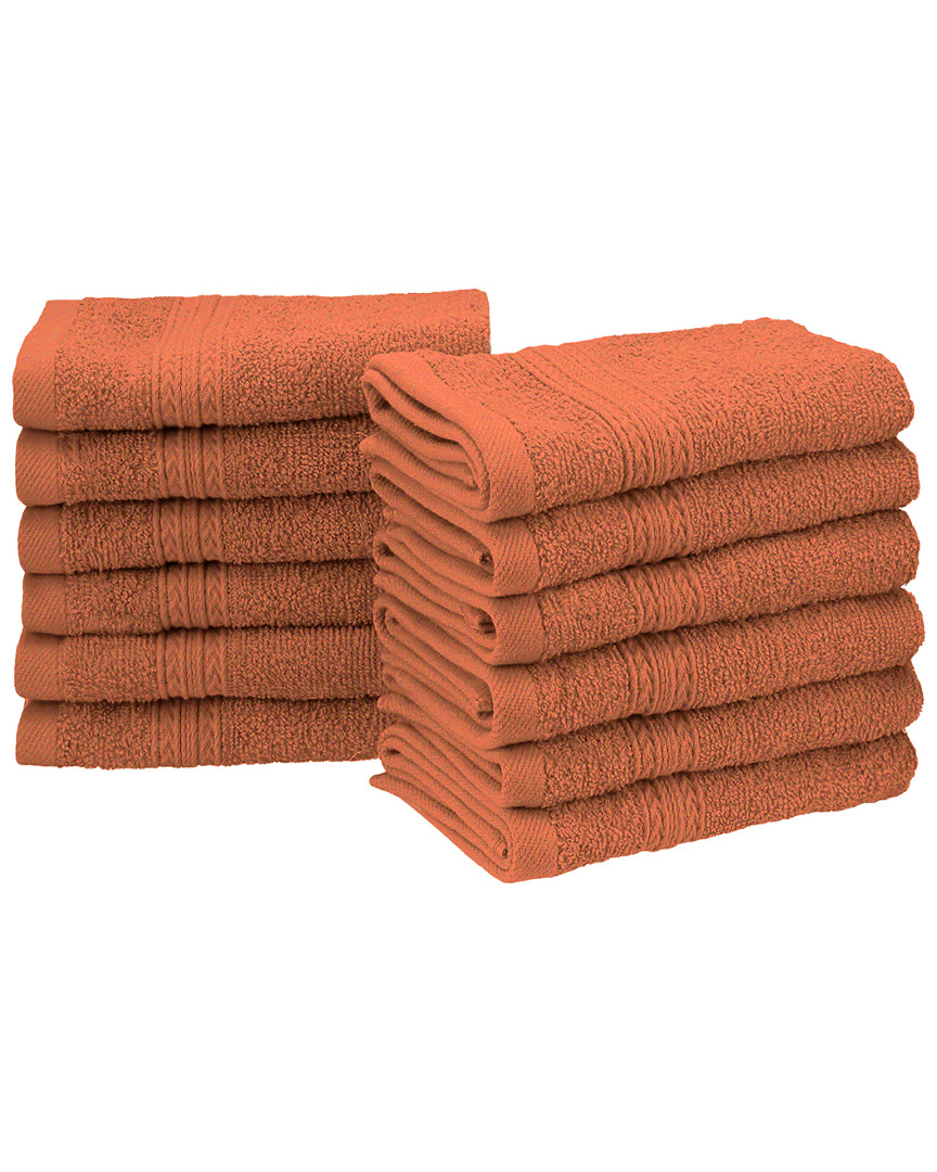 Superior Eco-friendly 12pc Solid Face Towel Set