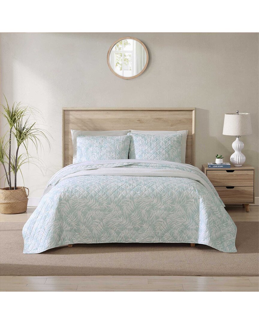 Shop Tommy Bahama 136 Thread Count Art Of Palms Reversible Quilt Set