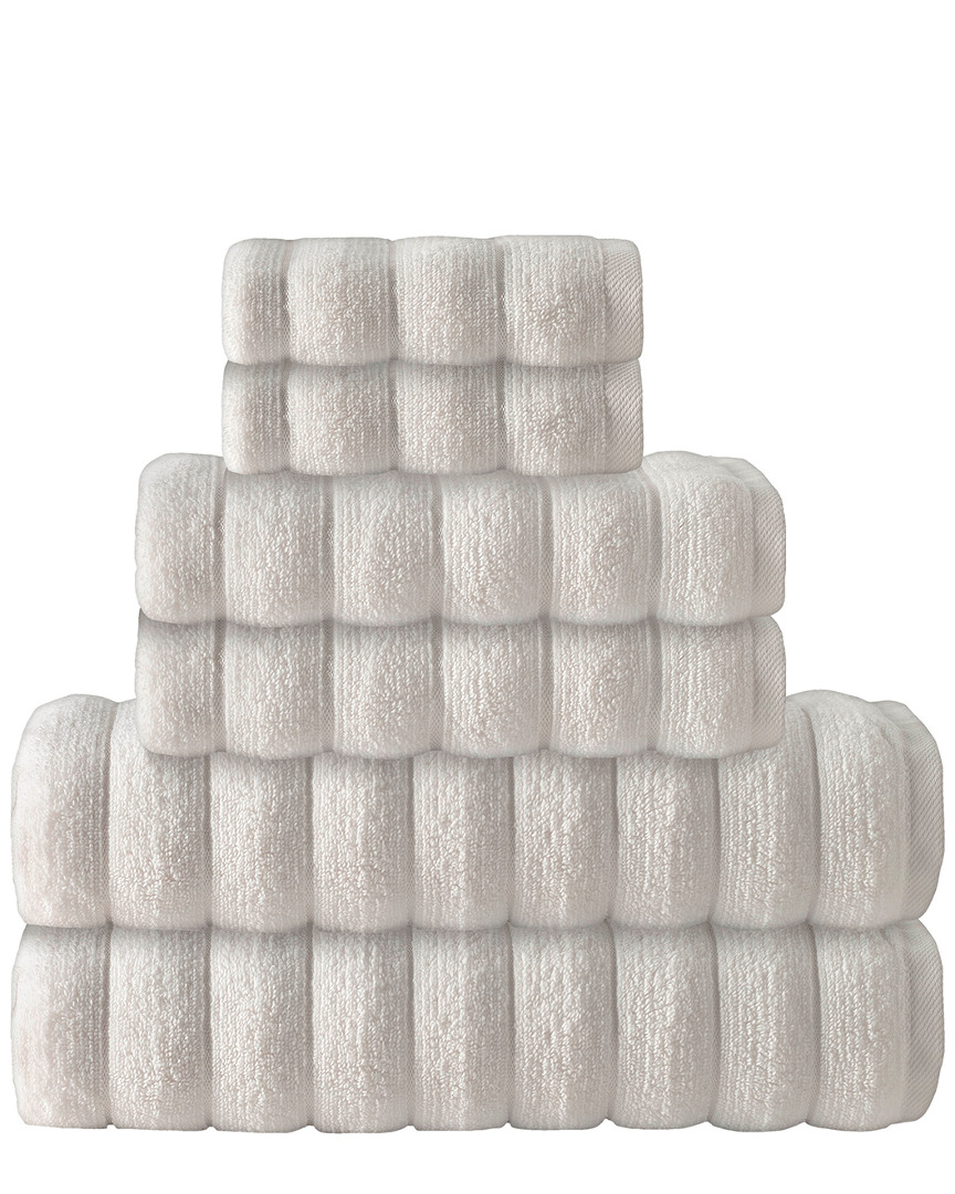 Enchante Home Set Of 6 Vague Towel Set