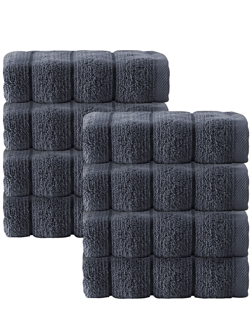 Enchante Home Set Of 8 Vague Wash Towels
