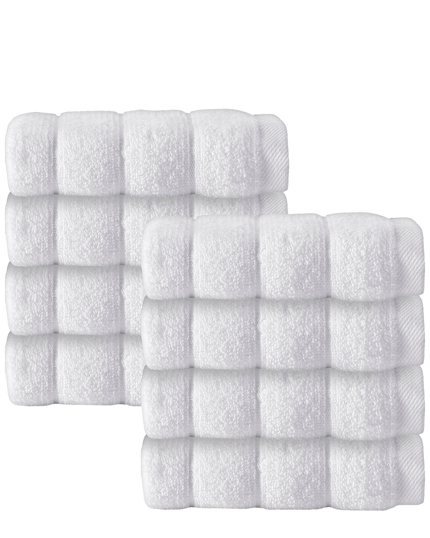Enchante Home Set Of 8 Vague Wash Towels