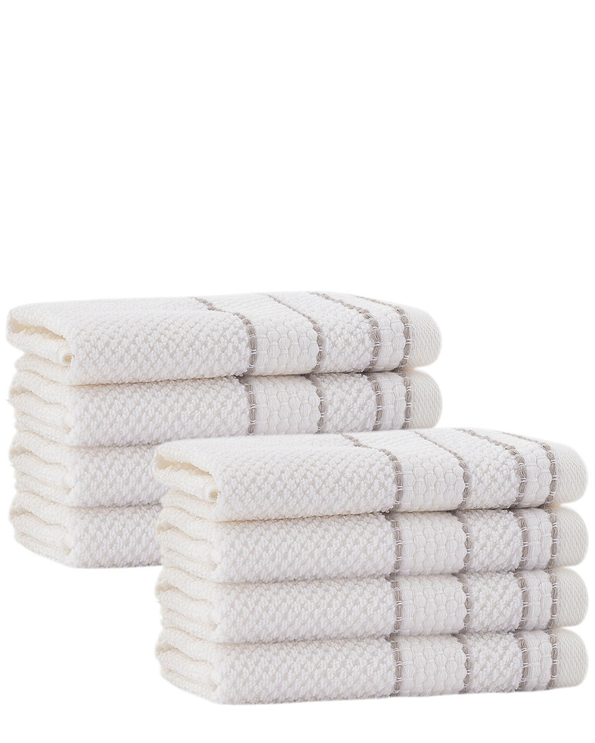 Enchante Home Set Of 8 Monroe Wash Towels