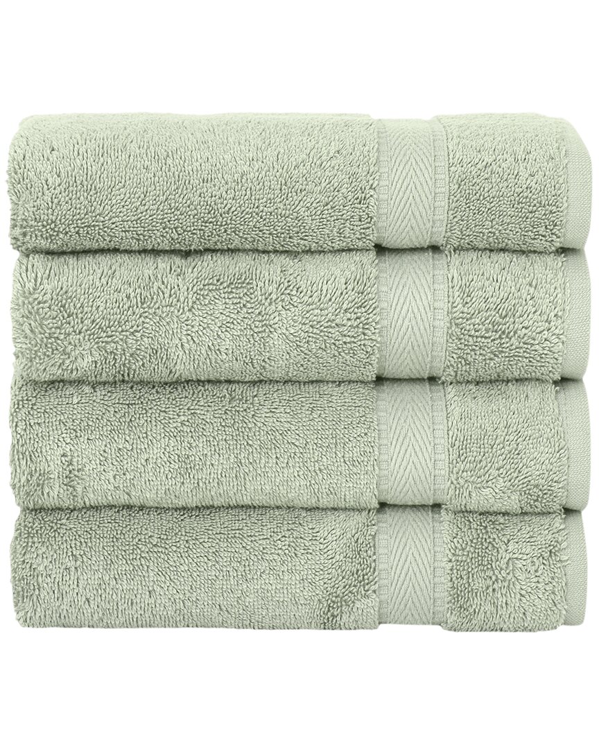 Shop Linum Home Textiles Set Of 4 Turkish Cotton Sinemis Terry Hand Towels