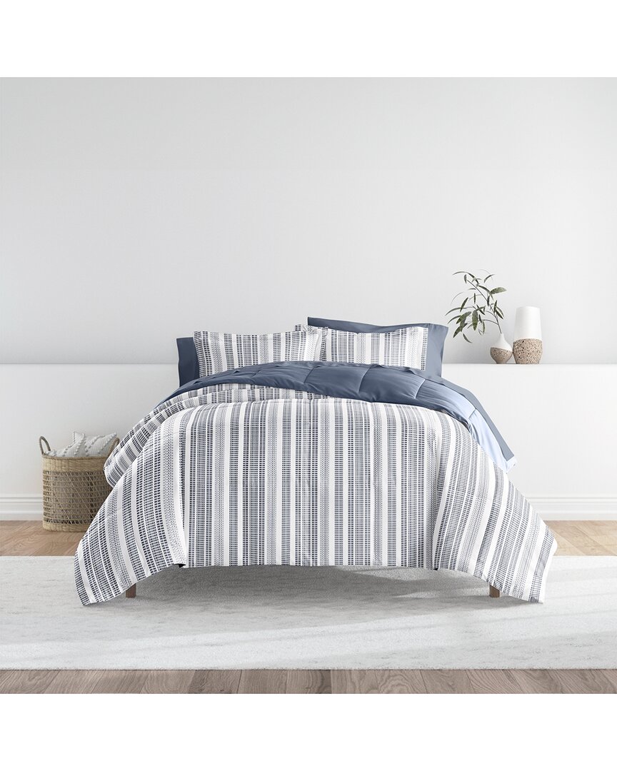 Home Collection Bedding Bundle Comforter & Sheet Set In Navy