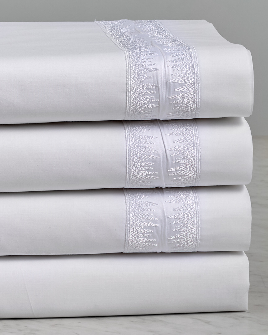 Maurizio Italy Jaws Embroidered Sheet Set
