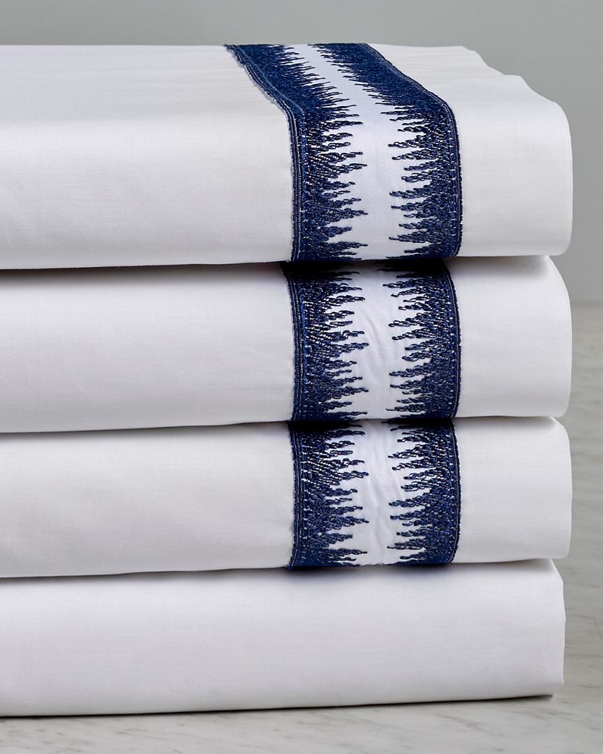 Maurizio Italy Jaws Embroidered Sheet Set