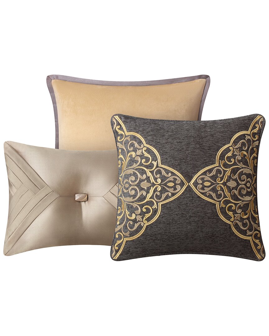 Shop Waterford Everett Set Of 3 Decorative Pillows