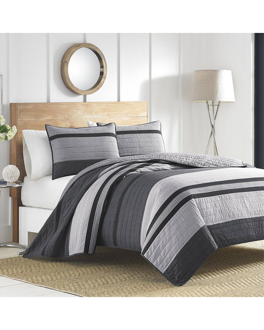 Nautica Vessey Quilt Collection Bedding In Gray