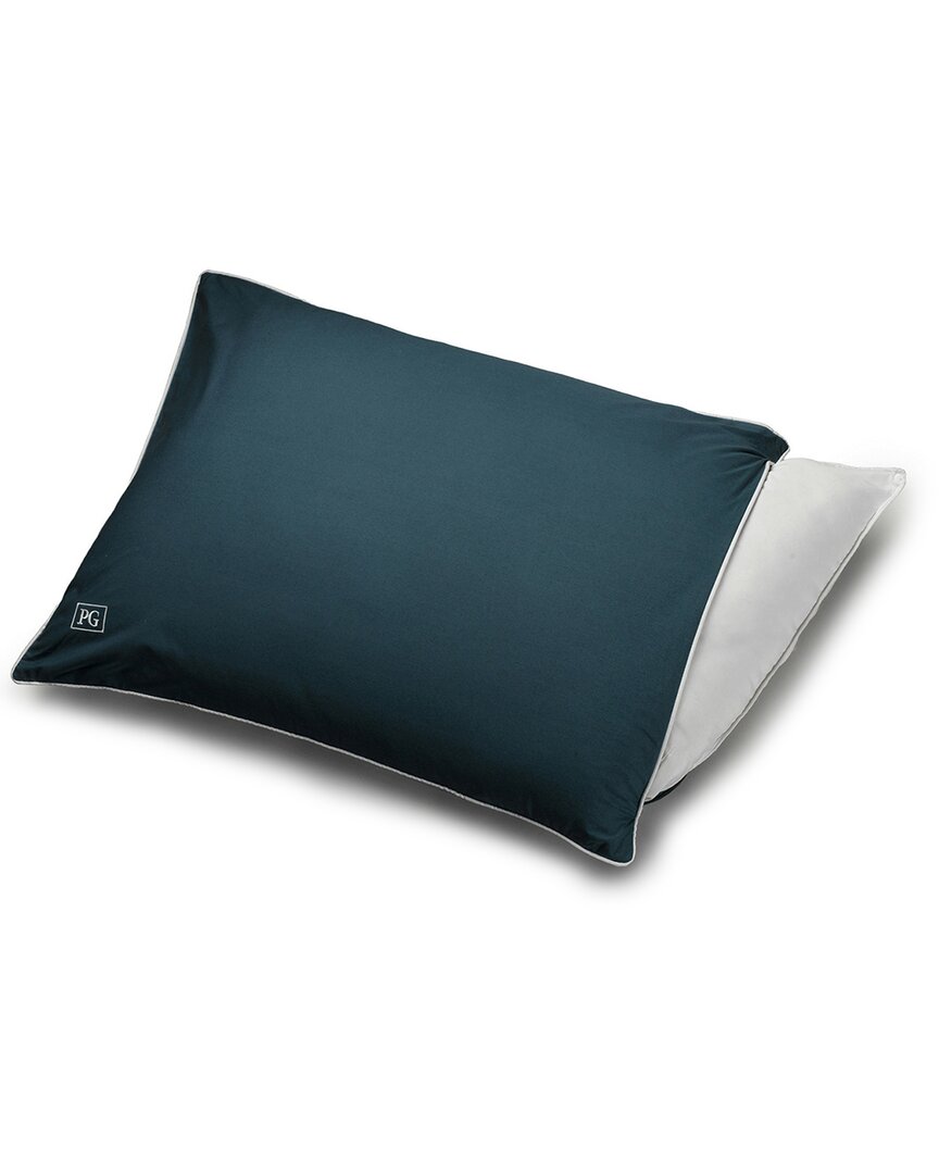 Pillow Guy 280 Thread Count Cotton Pillow Protector In Blue