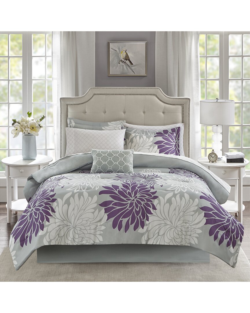 Madison Park Maible Comforter Set In Gray