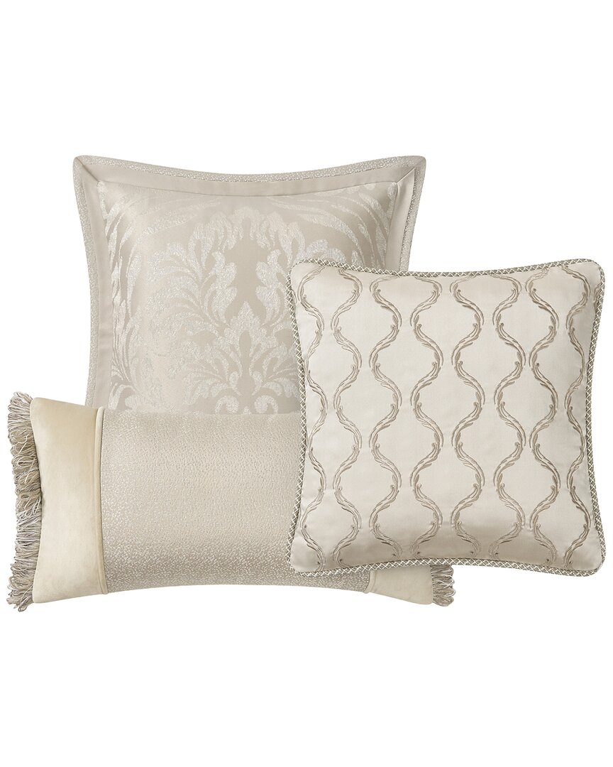 Waterford Maguire Set Of 3 Decorative Pillows