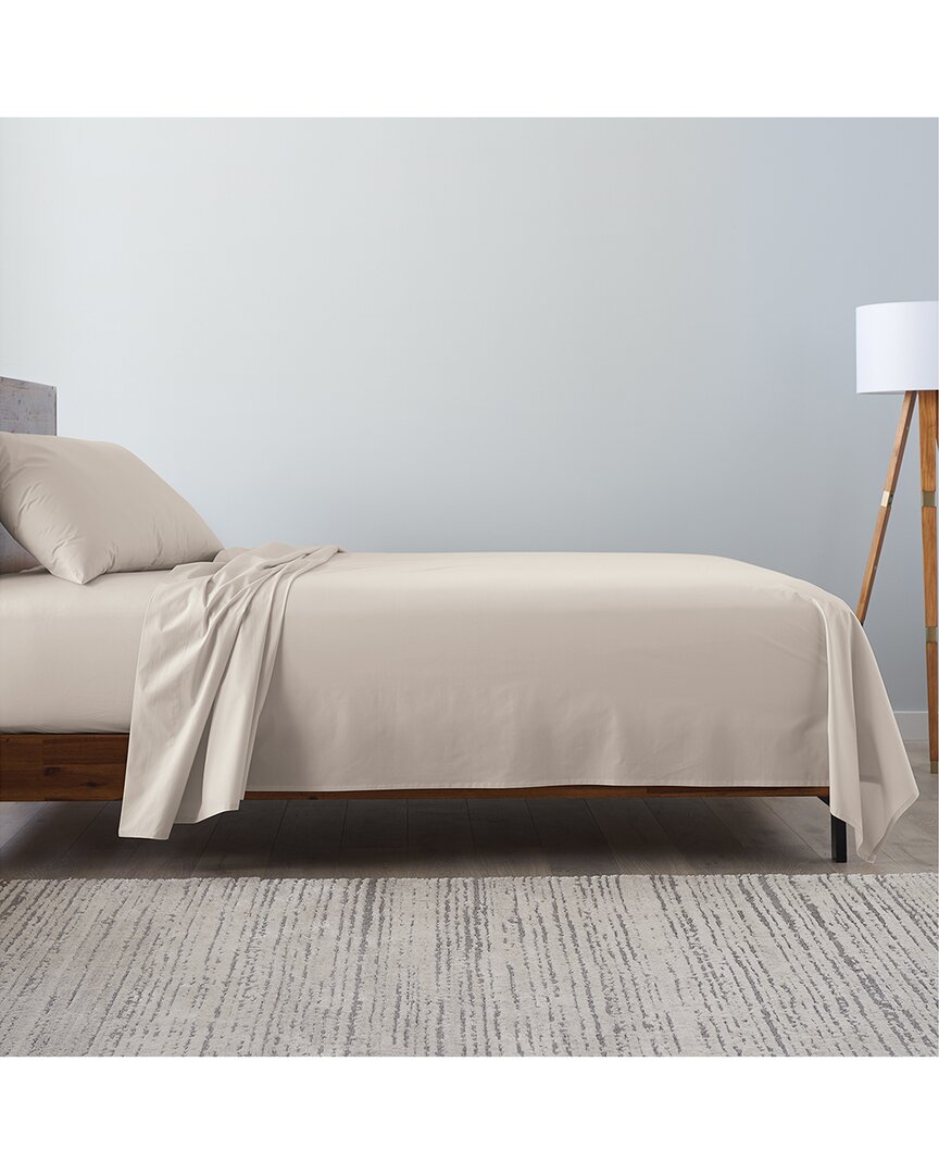 Ella Jayne Microfiber Peachy Soft 3pc Sheet Set In Beige