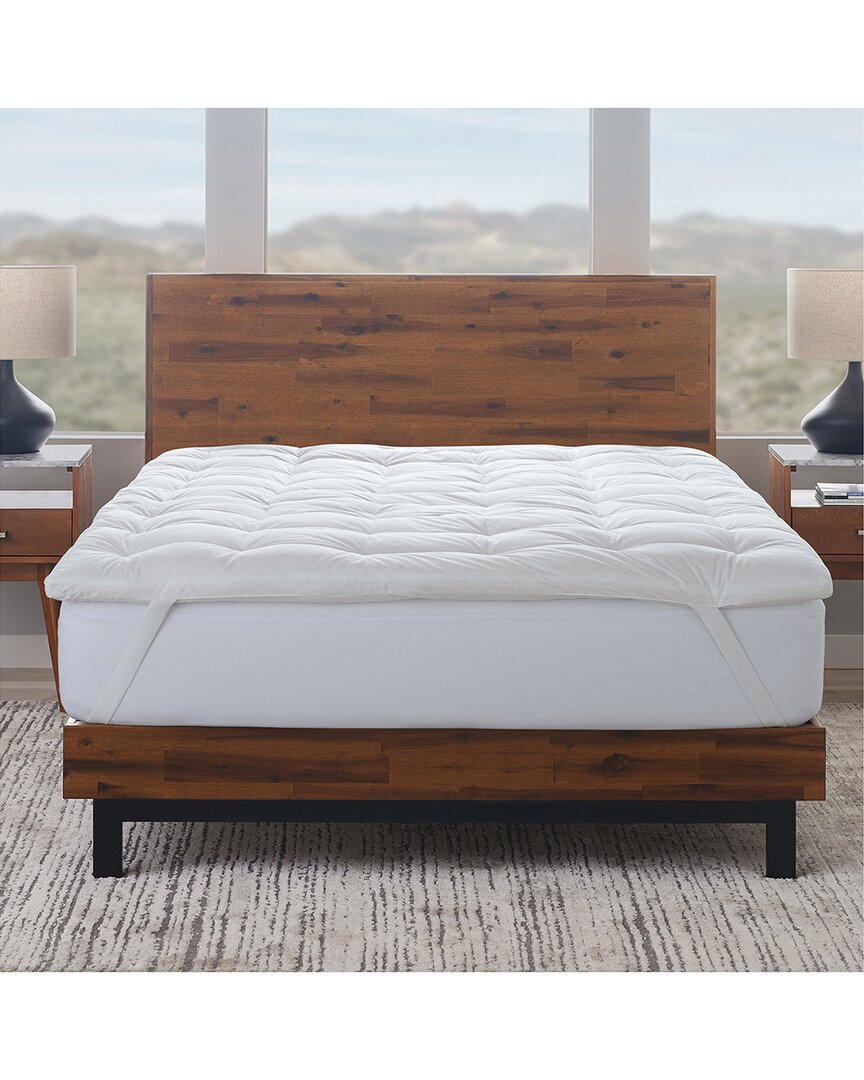 Ella Jayne Luxury 2 Loft White Goose Down Plush Feather Bed In White