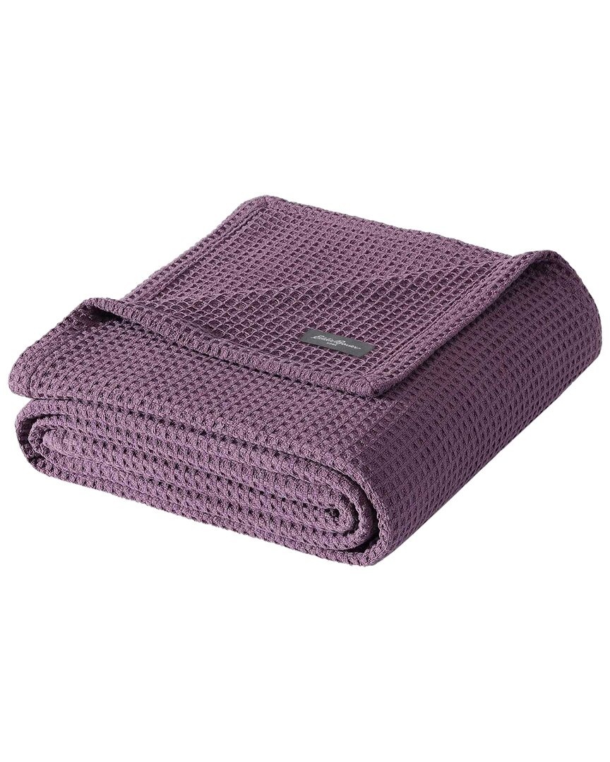 Eddie Bauer Solid Waffle Blanket
