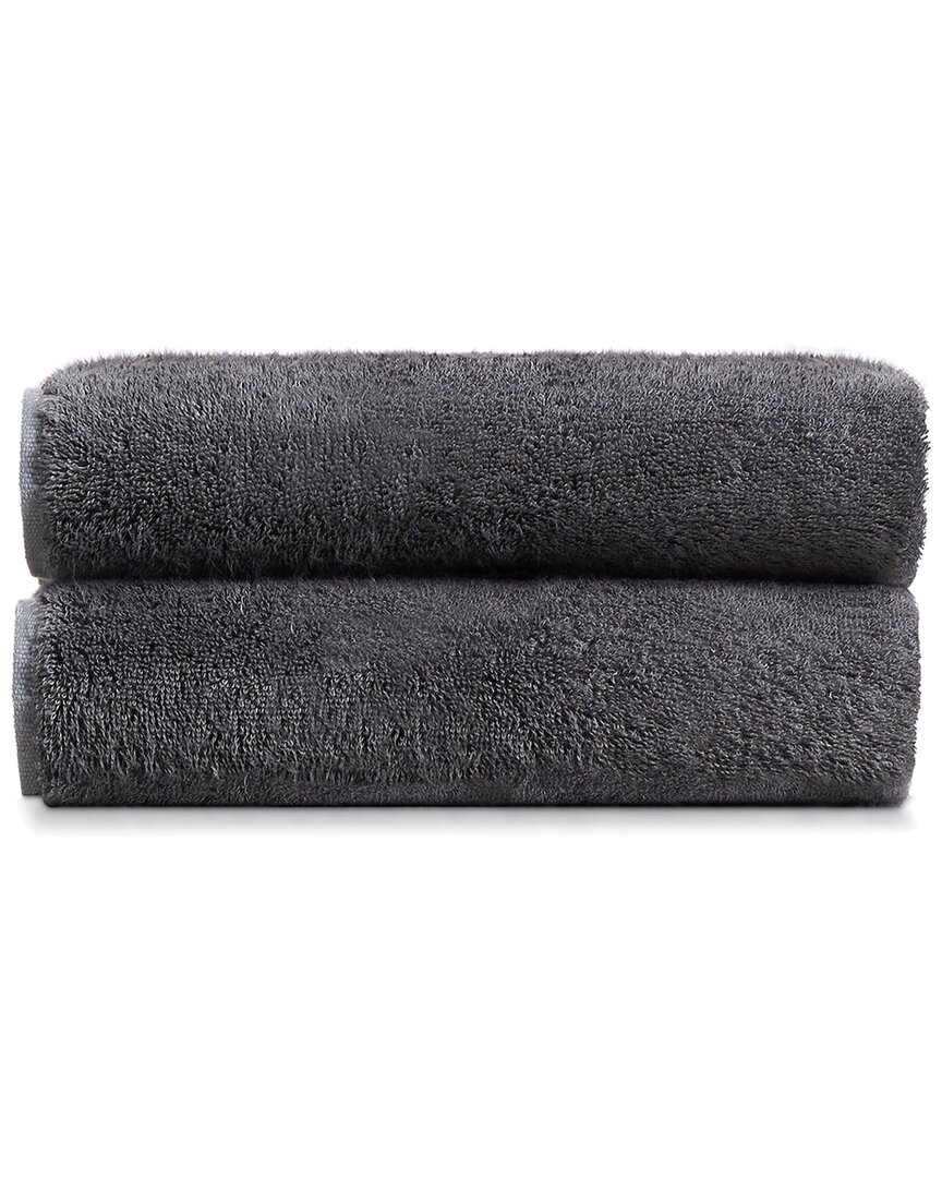 Pillow Guy Bamboo Hand Towel In Grey
