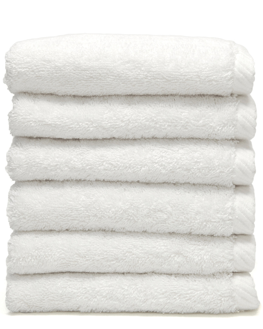 Linum Home Textiles 6 Soft Twist Washcloth Set