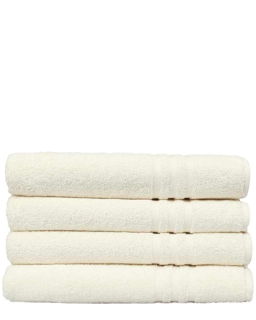 Linum Home Textiles Set Of 4 Denzi Turkish Cotton Bath Towels