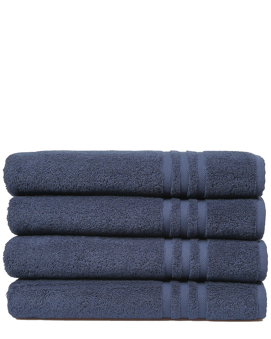 Linum Home Textiles Set Of 4 Denzi Turkish Cotton Bath Towels