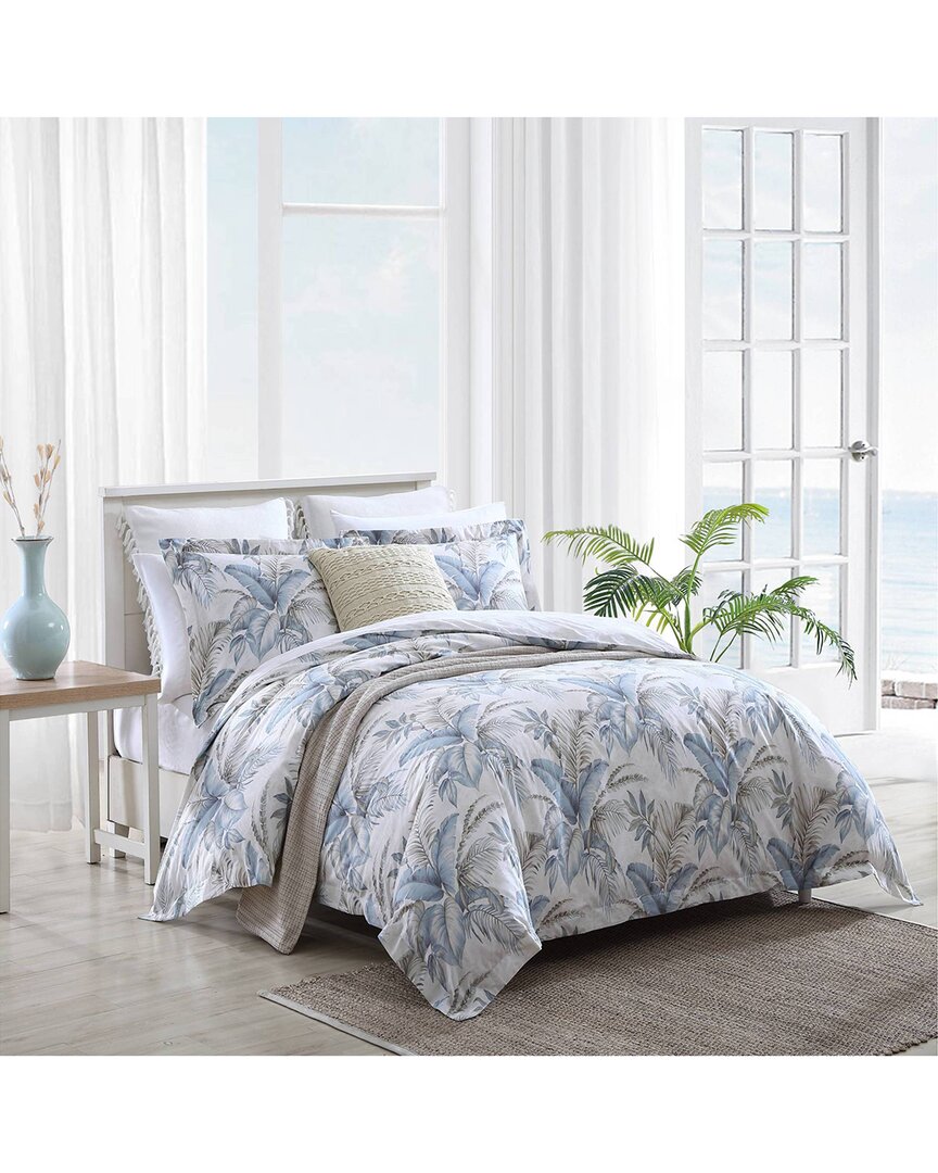 Tommy Bahama Bakers Bluff 3pc Comforter Set In Silver