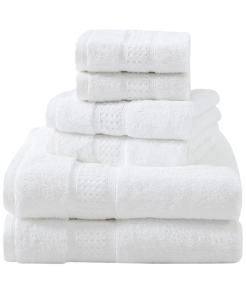 Shop Nautica Oceane 6pc White Towel Set In Multi
