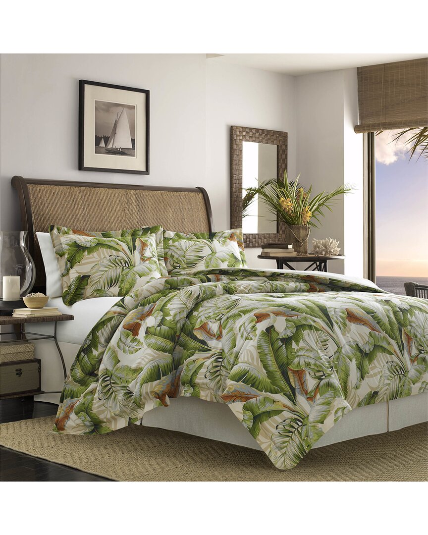 Tommy Bahama Palmiers 4pc Green Comforter Set