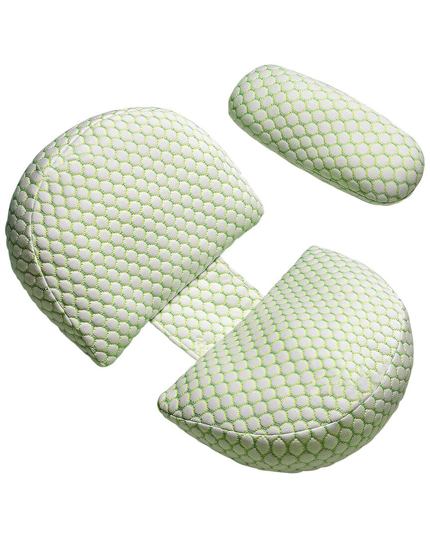 Shop Fresh Fab Finds Adjustable Support Pregnancy Pillow With Detachable Pillow Cover In Green