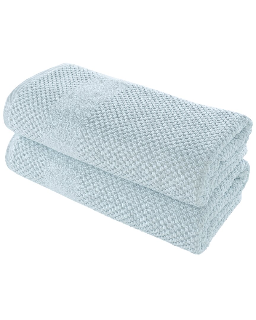 Alexis Antimicrobial Honeycomb Bath Sheet Pack Of 2