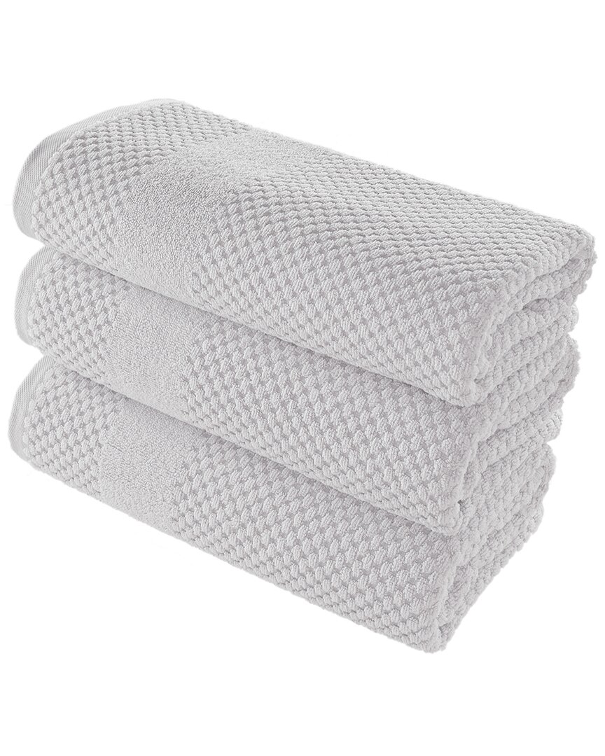 Alexis Antimicrobial Honeycomb Bath Towel Pack Of 3
