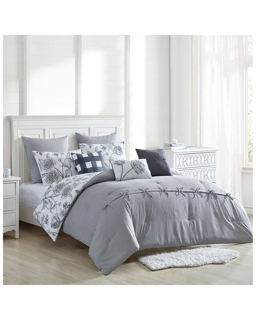 Modern Threads Demi 8pc Comforter Set In Gray