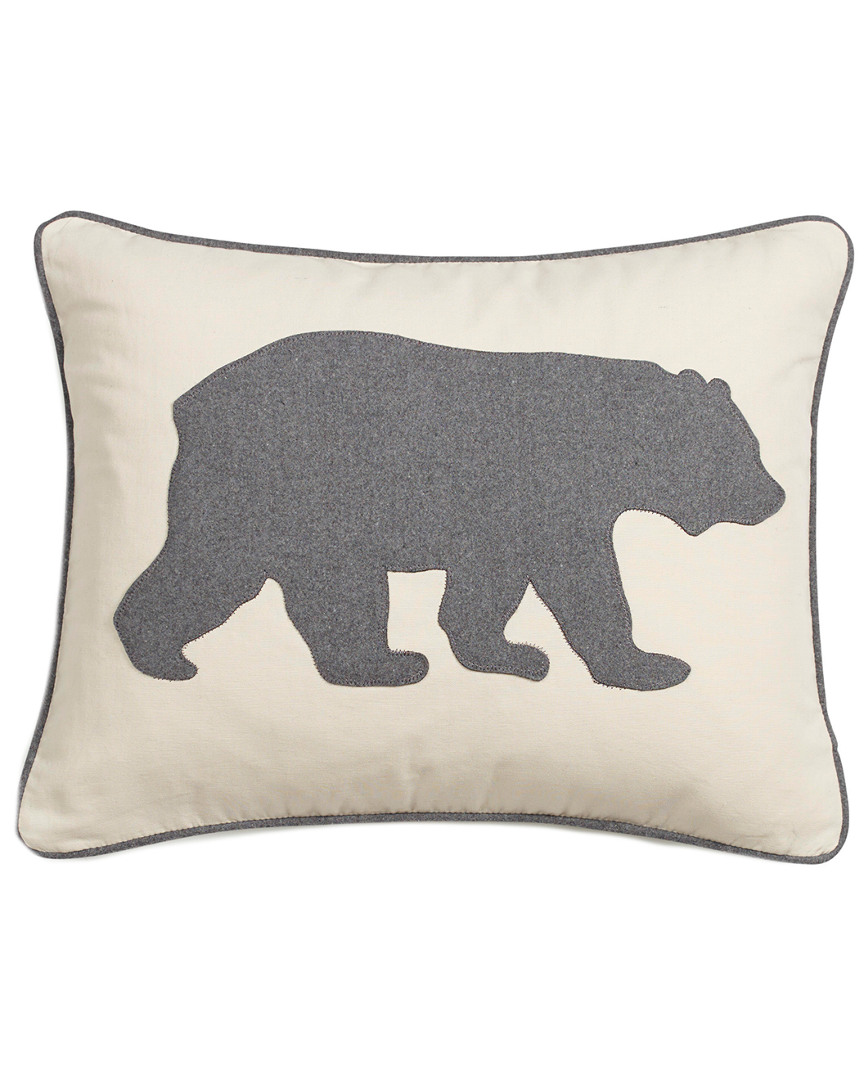 Eddie Bauer Gray Bear Decorative Pillow