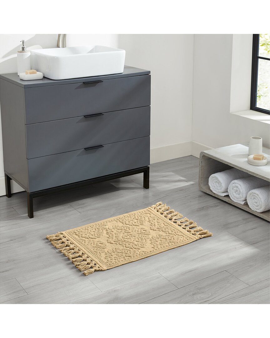 Jean Pierre New York Ricardo Cotton Fringe Bath Rug Set