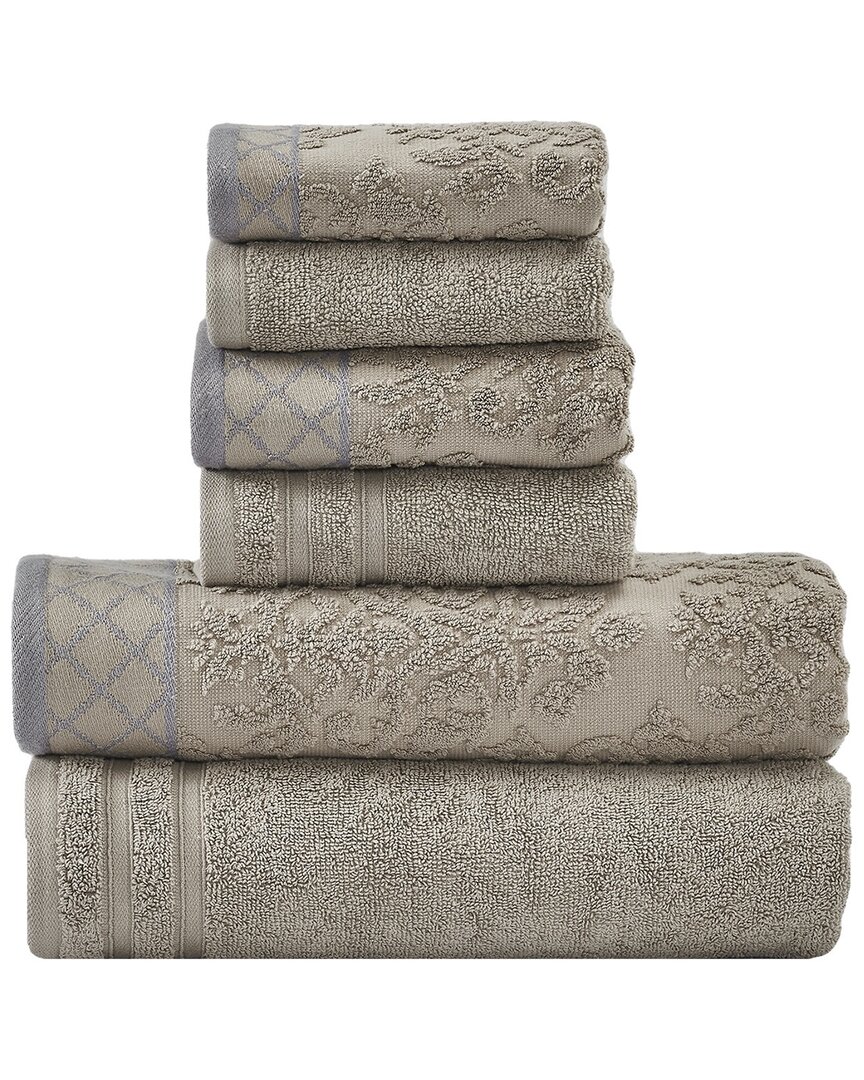 Modern Threads Colonial Home Damask 6pc Towel Set